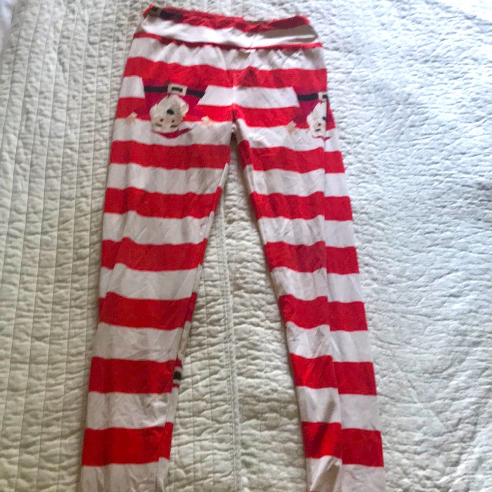 Funny Santa clause leggings